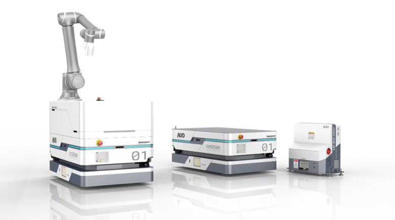小勐拉99厅數位開發的自主式移動機器人（AMR250M），搭配全向輪並結合AI演算法、2D LiDAR、3D攝影機等技術，協助客戶實現產線全自動化